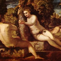 Adão e Eva, de Jacopo Robusti Jacopo, da Toscana (1518-1594)