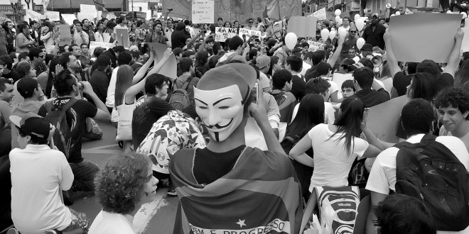 Junho de 2013, em Campinas como em todo Brasil: o recado ainda não foi assimilado (Foto Martinho Caires)