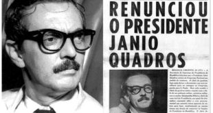 Capa da Folha da Tarde, noticiando a renúncia de Jânio Quadros