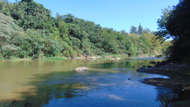 Rio Atibaia, em Sousas, um dos pontos críticos em discussão no novo Plano Diretor de Campinas (Foto José Pedro Martins) 