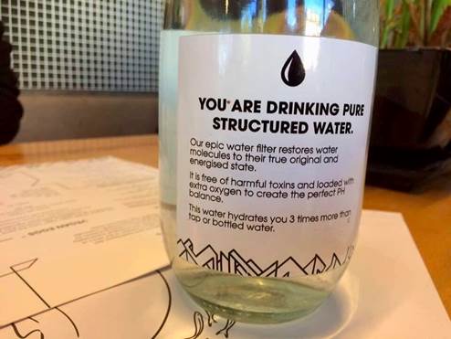 Uma água mais saudável? (Foto Arquivo Pessoal)