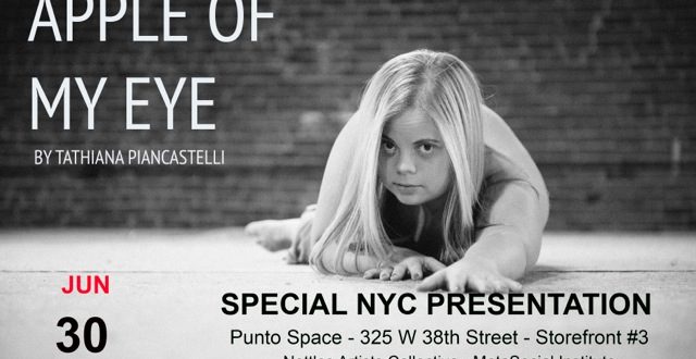 Cartaz da peça de Thathi Piancastelli, em cartaz em Nova York